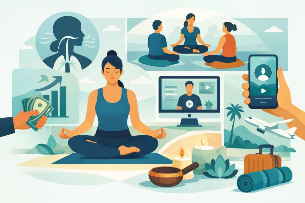 7 top ways to monetise breathwork training