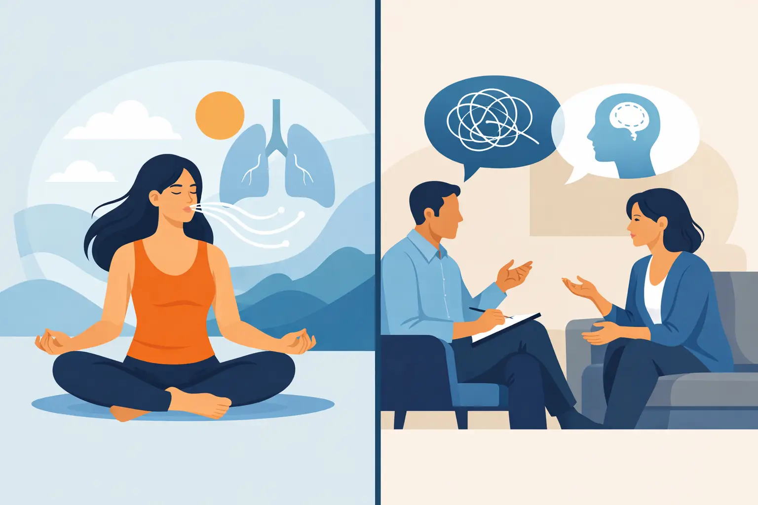Somatic Breathwork Versus Talk Therapy